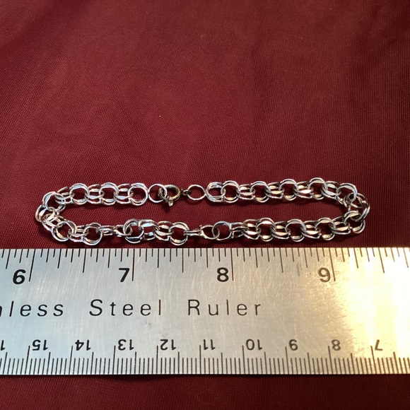 Vintage Silver Charm Bracelet - Picture 5 of 8